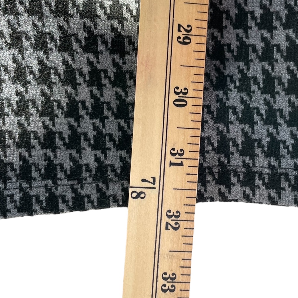 ROAMAN'S Black/Gray Houndstooth Checked V-Neck Sleeveless Sheath Dress - Sz 32W - Picture 13 of 13